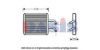 AKS DASIS OK72A61A10 Heat Exchanger, interior heating